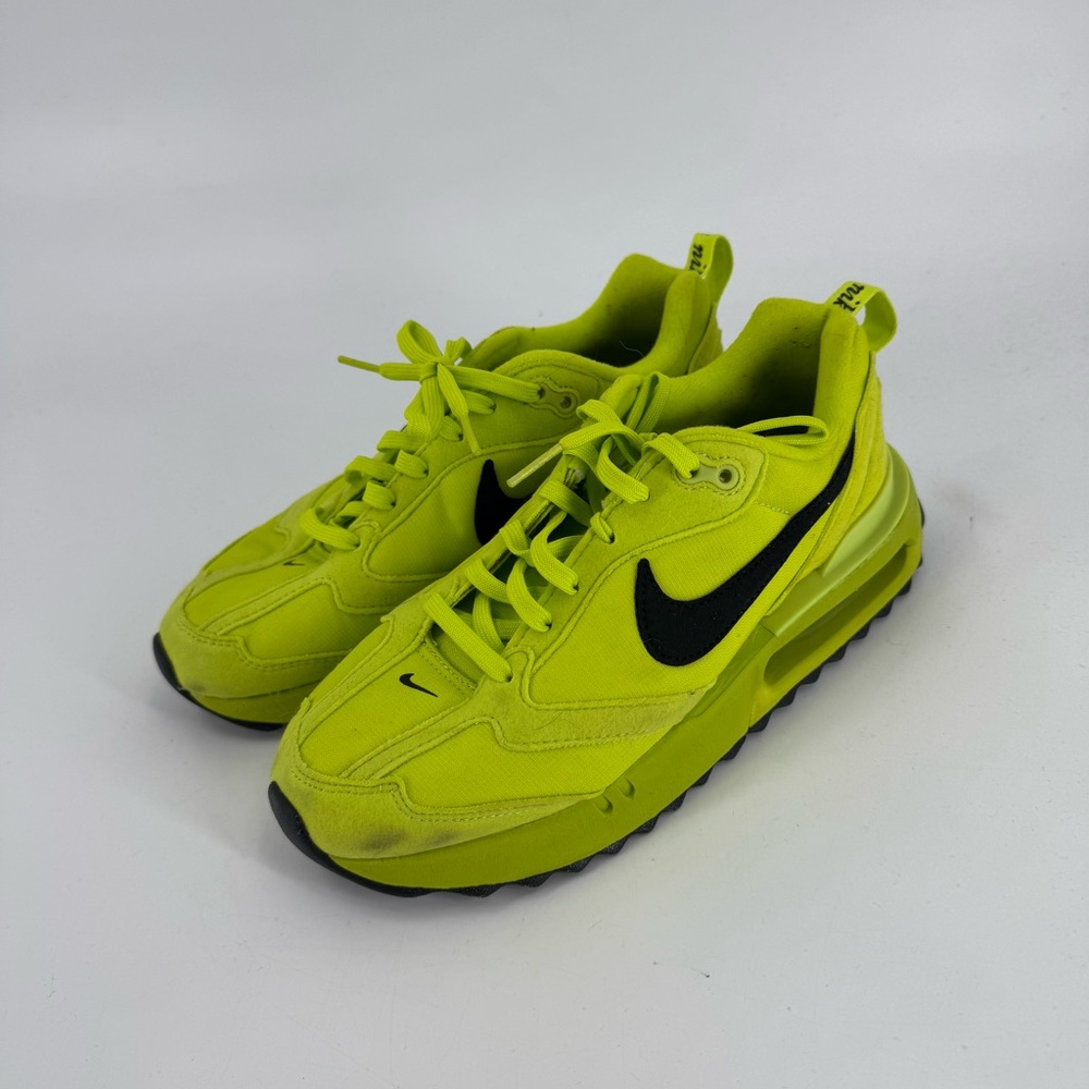 Nike Womens Air Max Volt Neon Green Black Running Shoes Sneakers Size 7 Athletic